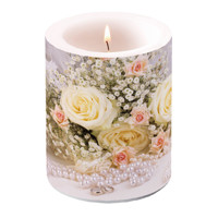candles big ROSES AND PEARLS, Ambiente