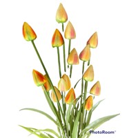 Kytica z oranžovo-žltých tulipánov 3 ks