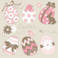 Easter Eggs Collection taupe, Ambiente