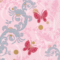   PAPILLON ORNAMENT rose, Home Fashion