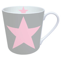 Pohár STAR grey / rose 0,3 l