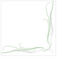 ELIO  grün -silber 40x40 Linclass,  Mank