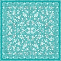  LACE türkis  80x80  Linclass,  Mank