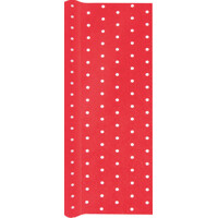  MINI DOTS red-white 490x40 Airlaid, Home Fashion