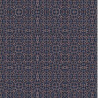 CLAUDIO dunkelblau-braun  80x80 Linclass,  Mank