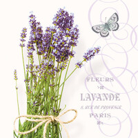 Servítky BUNCH OF LAVENDER  25x25, Ambiente