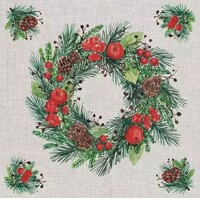 WREATH ON LINEN, Ambiente