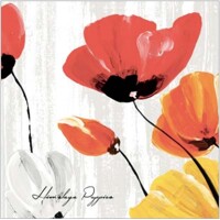 IVONNE HIMALAYA POPPIES grau 