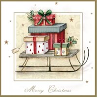 MERRY CHRISTMAS SLEIGH, Ti-flair