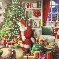  SANTA BRINGS GIFTS, Home Fashion