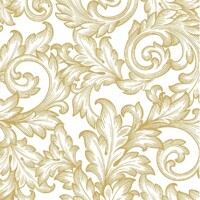 Servítky BAROQUE gold-white, Ambiente