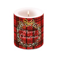 medium  CHRISTMAS PLAID red, Ambiente