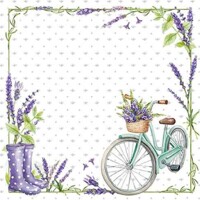 LAVENDER LOVE servítky kusové , Ambiente