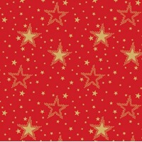 NIGHT SKY gold-red 33x33, Ambiente