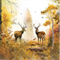 AUTUMN FOREST 33x33, Ambiente