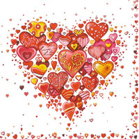 WITH LOVE white 33x33, Ambiente