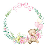 BABY TEDDY BEAR pink, Ambiente