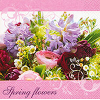 SPRING FLOWERS 33x33, Paper + Design