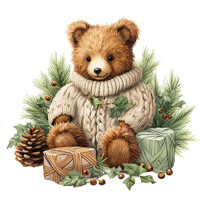 CUDDLE BEAR 33x33, Ambiente