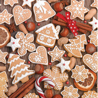 FLAVOURED COOKIES FSC MIX 33x33 servítky, Ambiente