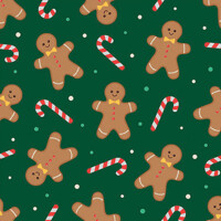 COOKIE AND CANDY CANE 33x33, Ambiente