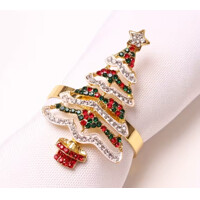 vianočný prsteň na servítky