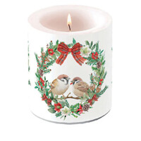 SPARROWS IN WREATH medium, Ambiente