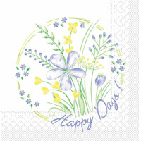 HAPPY DAYS 33x33/100 Tissue, Mank