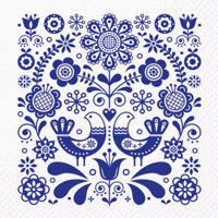 FOLK STAMP 33x33, Paw