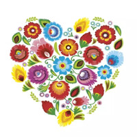 LOWICZ FOLK HEART 33x33, Maki