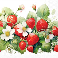 JUICY STRAWBERRIES 33x33, Ambiente