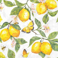FRESH LEMONS white 25x25, Ambiente