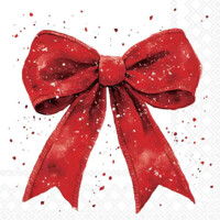FANCY BOW red/white, Ambiente