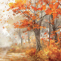 AUTUMN TREE 33x33, Ambiente