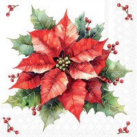 FESTIVE POINSETTIA white 33x33, Ambiente
