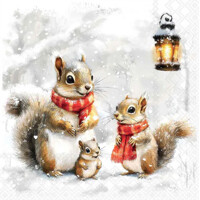 SQUIRREL FAMILY 33x33, Ambiente