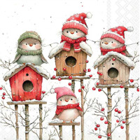 BIRDHOUSE QUARTET white 33x33, Ambiente