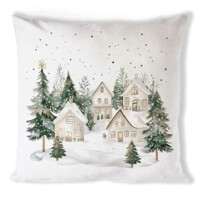 SNOWY HOUSES 40x40, Ambiente