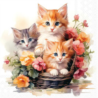 KITTENS IN BASKET, Ambiente