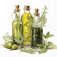 OILS AND HERBS 33x33, Ambiente