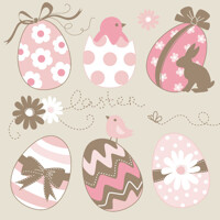 Easter Eggs Collection taupe, Ambiente