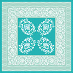 BINE  light mint 80x80 Linclass, MANK Sovie Home