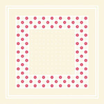 MISSY beige-bordeaux 80x80 Linclass, MANK Sovie Home