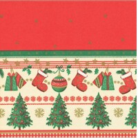 Vianočné servítky  TRADITIONAL CHRISTMAS 40x40/12 Linclass, HF