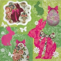 EASTER HARE COMPOSITION, Paw  