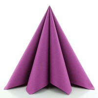  Uni AUBERGINE  40x40, Linclass Mank