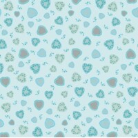 SWEET LOVE blau 80x80  Linclass, Mank Sovie Home