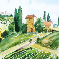  TUSCANY WATERCOLOR, Ambiente