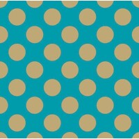 BIG DOTS petrol-gold, Ambiente