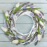 SPRING WREATH, D